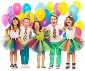 Celebrate the birthday party of the children Stock Photo 07