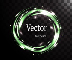 Circle light effect illustration vector 02