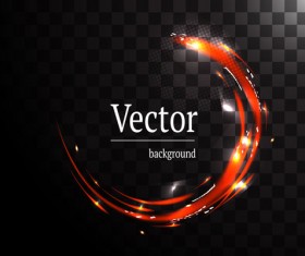 Circle light effect illustration vector 05