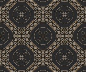 Classical seamless pattern creative vectors set 04