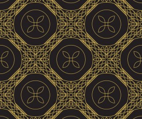 Classical seamless pattern creative vectors set 07