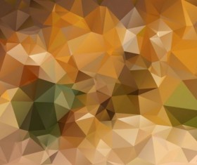 Colored polygon geometric background vector 03
