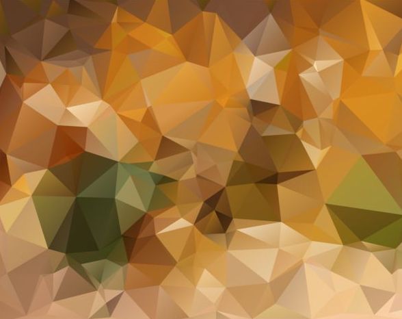 Colored polygon geometric background vector 03