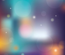 Colorful blurred background with halation effect vector 03