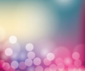 Colorful blurred background with halation effect vector 04