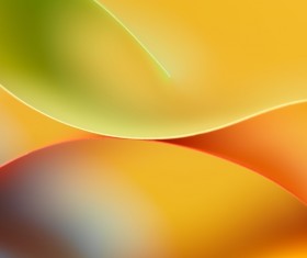 Colorful origami pattern made of curved sheets of paper 07