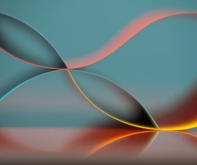 Colorful origami pattern made of curved sheets of paper 15