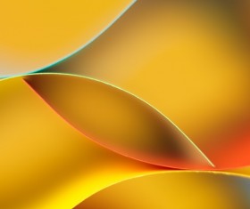 Colorful origami pattern made of curved sheets of paper 20