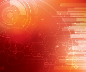 Concept technology background template vector 02