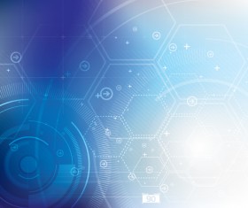 Concept technology background template vector 08