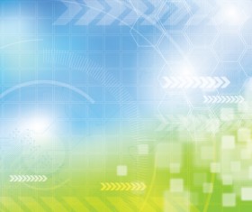 Concept technology background template vector 09