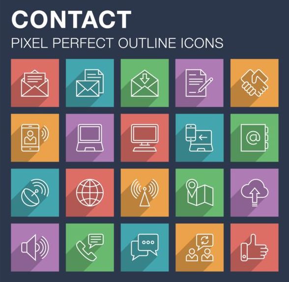 Contact outline icon
