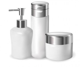 Cosmetics blank tubes with mock up vector 15