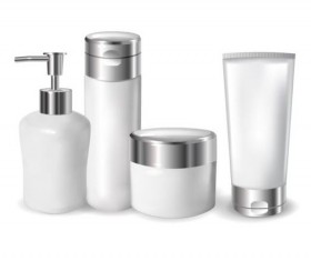 Cosmetics blank tubes with mock up vector 16