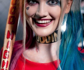 Cosplay and girl in costume Harley Quinn HD picture 07