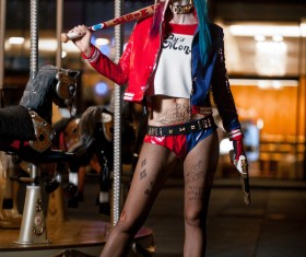 Cosplay and girl in costume Harley Quinn HD picture 10