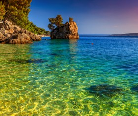 Crystal clear water Stock Photo