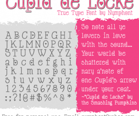 Cupid de Locke Font