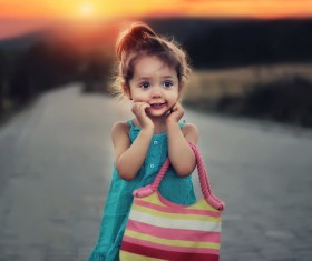 Cute little girl Stock Photo