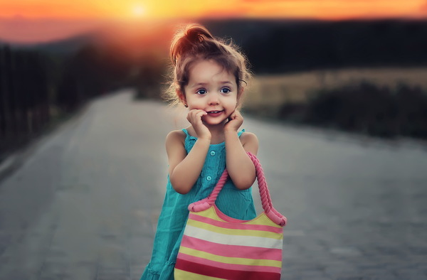 Cute little girl Stock Photo