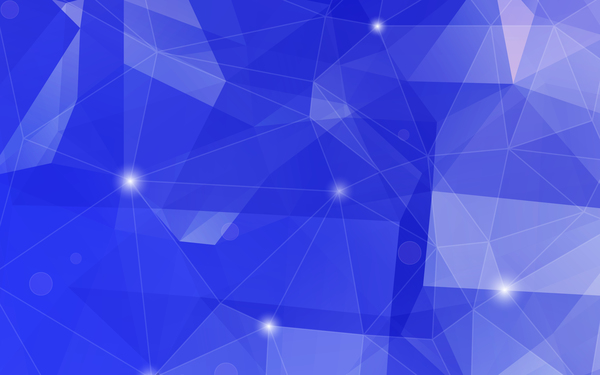 Dark blue geometric polygon background vector