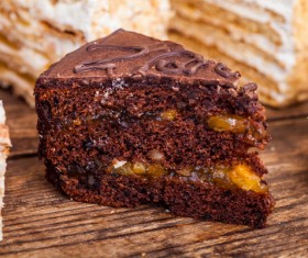 Delicious chocolate sandwich cake HD picture