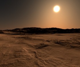 Desolate planet Stock Photo 03