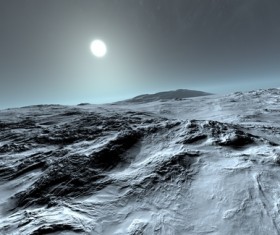 Desolate planet Stock Photo 04