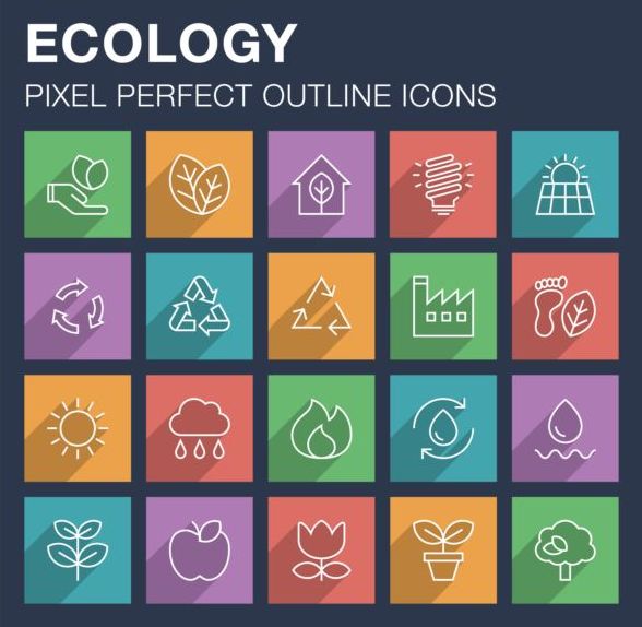 Ecology outline icon