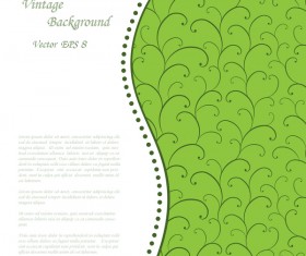 Elegant retro background vector 04