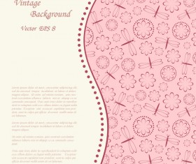 Elegant retro background vector 06
