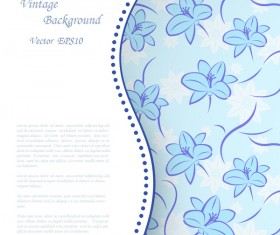 Elegant retro background vector 09