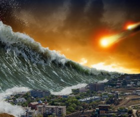 End of the world Stock Photo