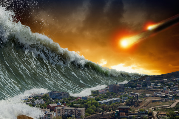End of the world Stock Photo