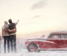Family enjoying road trip 02