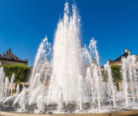 Famous fountains around the world Stock Photo 02