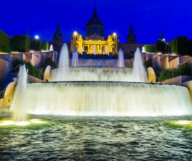 Famous fountains around the world Stock Photo 03