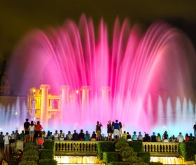 Famous fountains around the world Stock Photo 04