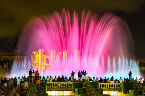 Famous fountains around the world Stock Photo 04