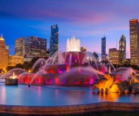 Famous fountains around the world Stock Photo 11