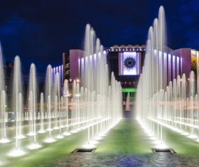 Famous fountains around the world Stock Photo 12