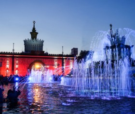 Famous fountains around the world Stock Photo 13