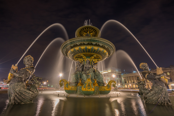 Famous fountains around the world Stock Photo 17