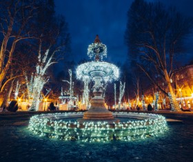 Famous fountains around the world Stock Photo 21