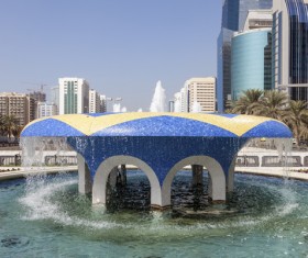 Famous fountains around the world Stock Photo 24