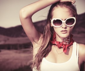 Fashion European girl HD picture