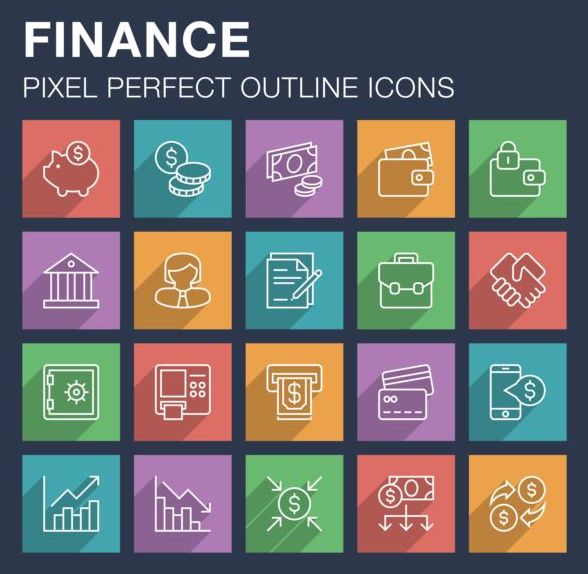 Finance outline icon