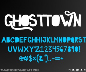 GHOSTTOWN Font