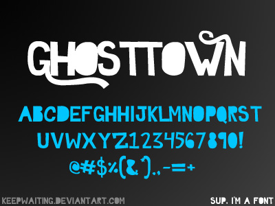 GHOSTTOWN Font