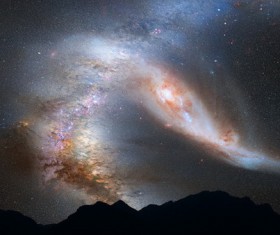 Galaxy Andromeda Stock Photo
